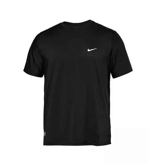 تیشرت ورزشی Nike یقه گرد مردانه مشکی ساده مدل 47196
