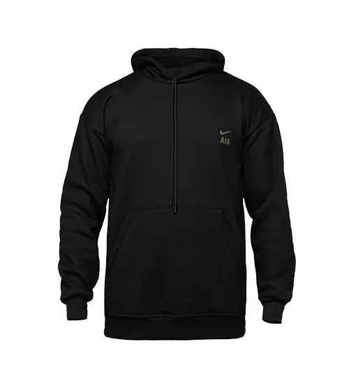 هودی مردانه کلاه دار مشکی ساده Nike