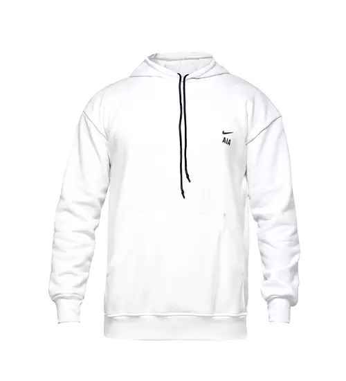 هودی مردانه کلاه دار سفید ساده Nike مدل 46679