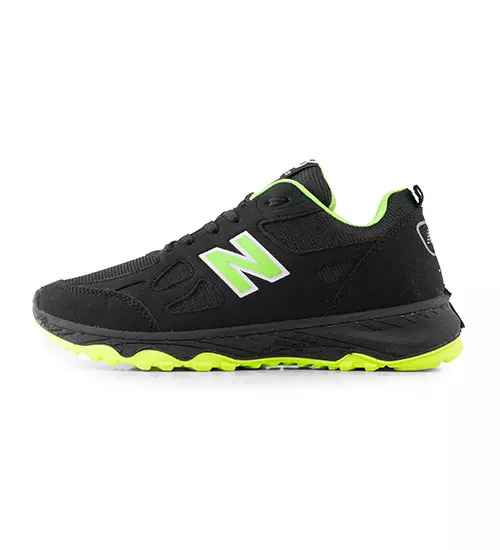 کفش اسپرت New Balance مردانه مشکی بندی مدل 47591