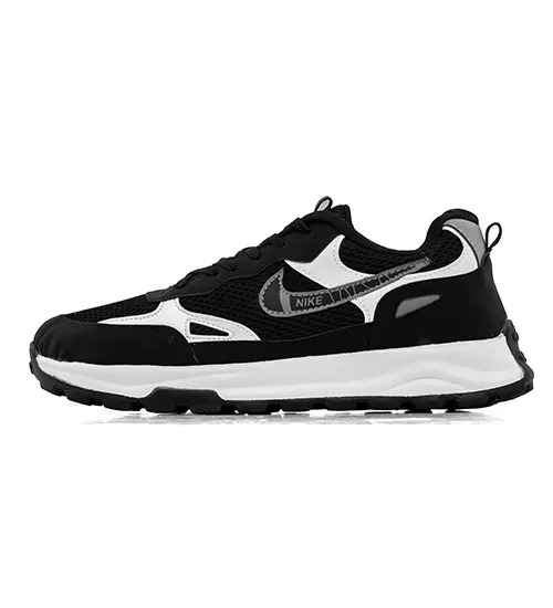 کفش اسپرت Nike مردانه مشکی سفید بندی